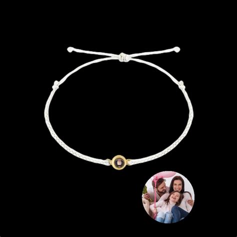 Pulsera Con Foto Circular Personalizada Pulseras De Proyecci N