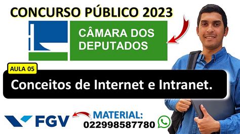 Conceitos de Internet e Intranet Concurso Público para a Câmara dos