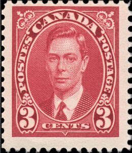 Stamp: King George VI (Canada(King George VI - 1937-38 - Definitives ...