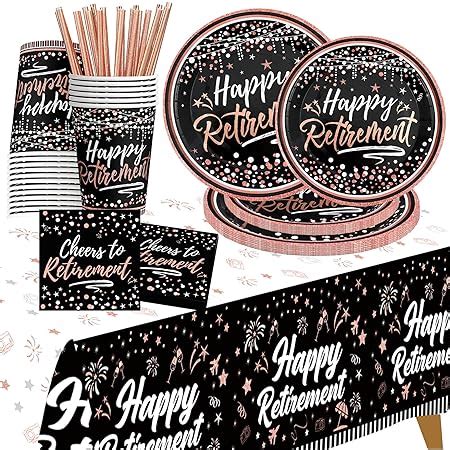 Amazon Happy Retirement Party Decorations Supplies Total 169pcs