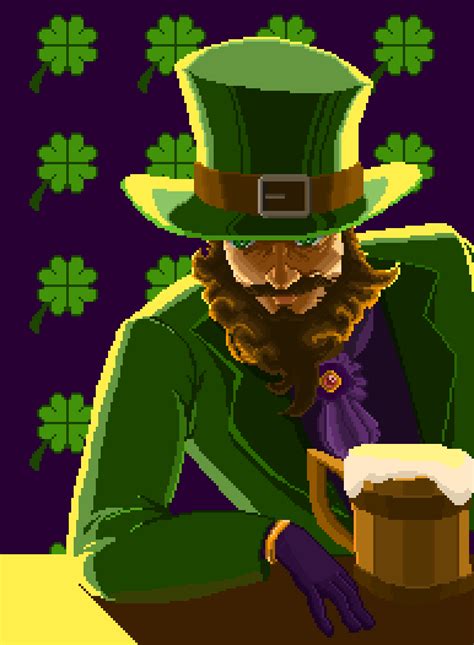 Pixilart Leprechaun By MikalSetip