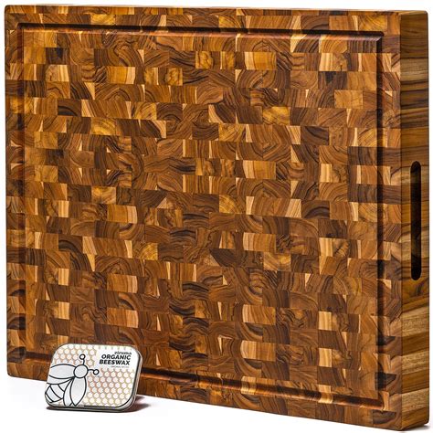 Extra Large End Grain Butcher Block Cutting Board Thick Made Of