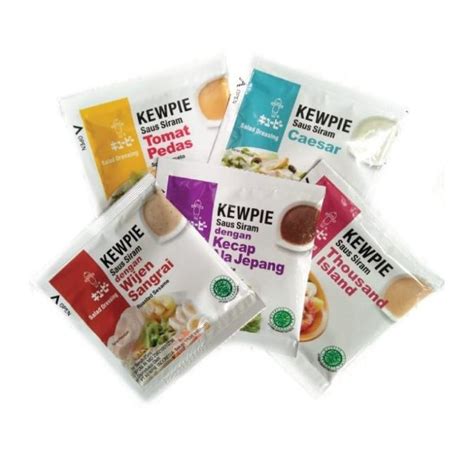 Jual Kewpie Salad Dressing Saus Siram Halal Sachet 25ml Shopee