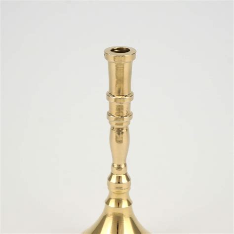 Single Brass Candlestick Holder Candlestick Holders Blessedmart