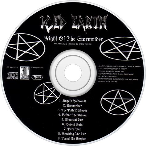 Iced Earth Night Of The Stormrider Theaudiodb