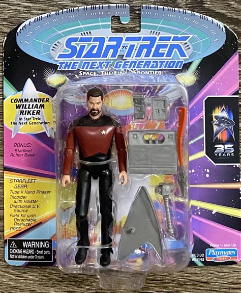 Mavin Star Trek The Next Generation Commander William Riker Action Figure