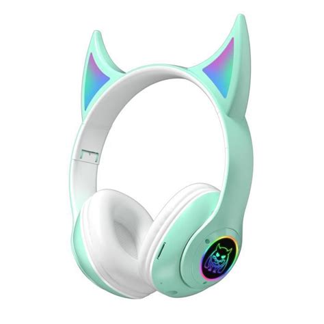 Casque Bluetooth Pour Enfants Sans Fil Pliable Casque Avec Lumi Res