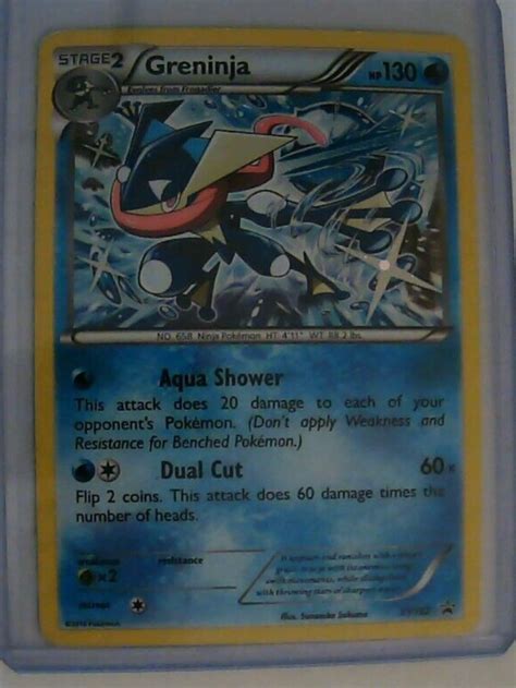 Pokemon Xy Promos Xy Greninja Holo Black Star Promo Ebay