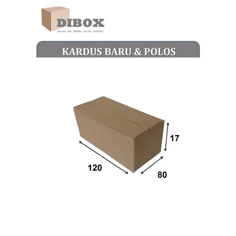 Jual Kardus Box Karton Polos Ukuran 120 X 80 X 17 Cm Double Wall Shopee Indonesia