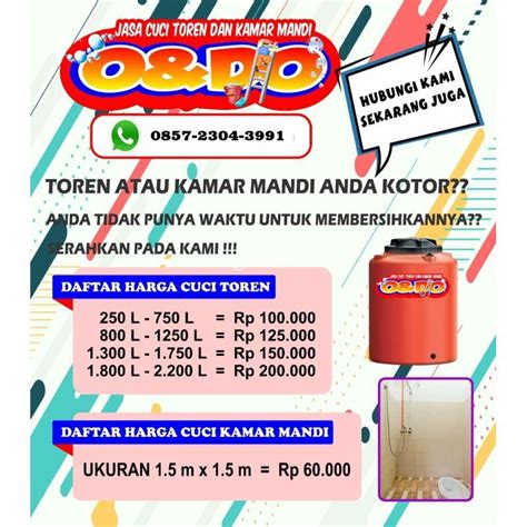 Jasa Cuci Dan Kuras Toren Air Profesioal Di Bantul Tribun JualBeli