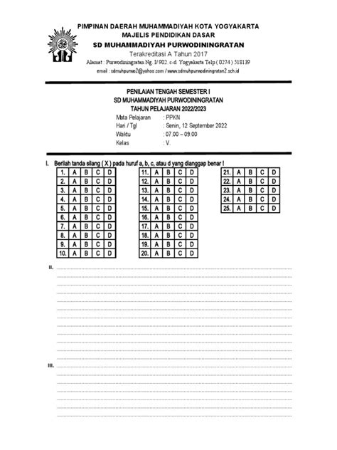 Lembar Jawab Pdf