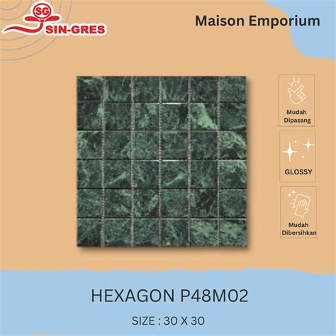 Jual Mosaic Keramik Sin Gres Motif Hijau Lumut Mozaic Mosaik Mozaik