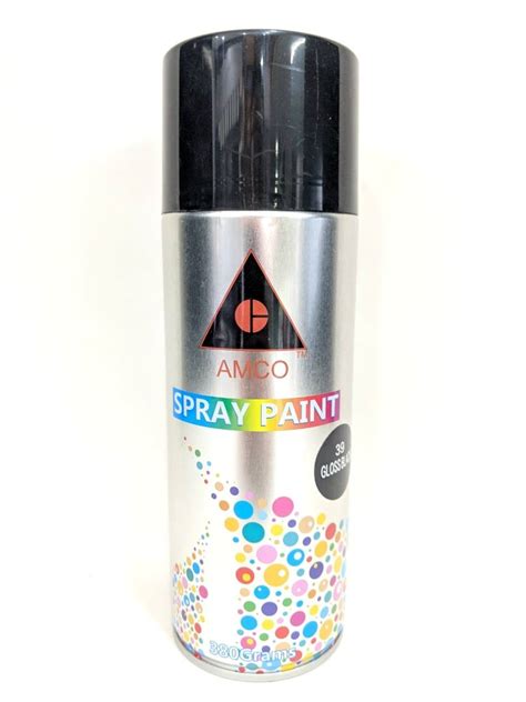 Amecol Black Gloss Spray Paint At Rs 150 Piece Aerosol Paints In