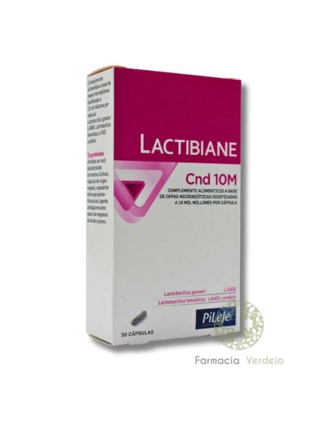 Lactibiane CND 10M Pileje 30 Cápsulas Restaura tu flora vaginal