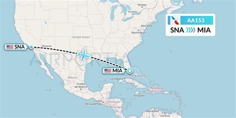 Aa153 Flight Status American Airlines Orange County To Miami Aal153