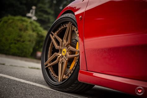 Ferrari F Red Vossen M X Piece Wheel Wheel Front