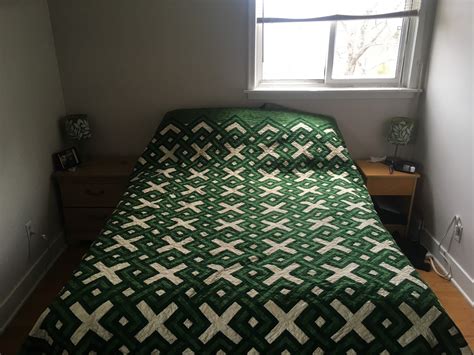 Allikat Quilts Irish Plaid Quilt