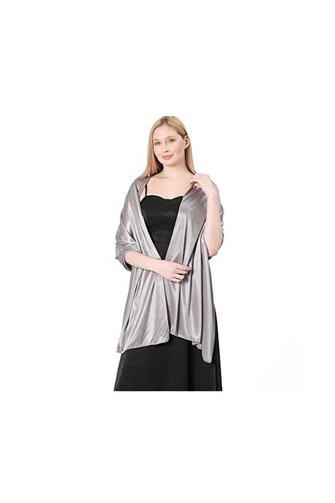 Wocharm Ch Les Longs Et Ch Les En Satin Soyeux Pour Femme Robe De