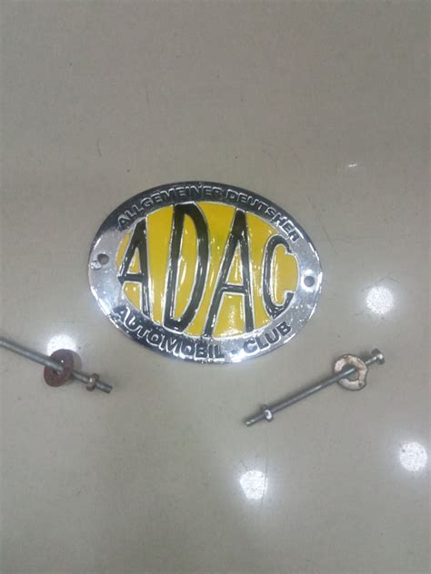 Adac Badge Car Grıll Badge Emblem Logos Metal Enamel Badge Etsy