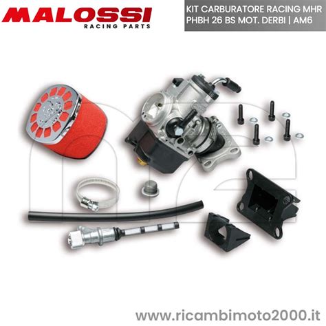 Carburatori KIT CARBURATORE MALOSSI MHR PHBH 26 BS CON VALVOLA