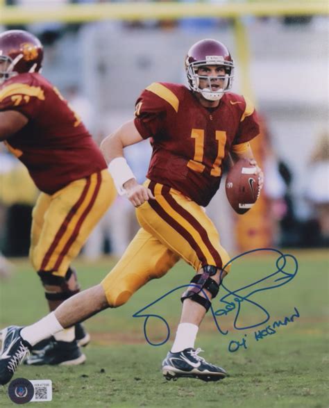 Matt Leinart Signed USC Trojans 8x10 Photo Inscribed 04 Heisman