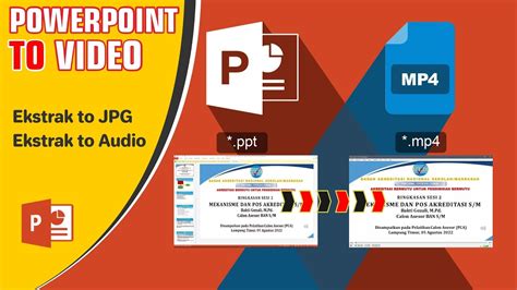 Ubah PowerPoint Menjadi Video YouTube