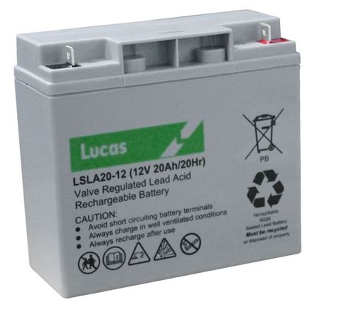 Lucas Lpc V Ah Sealed Lead Acid Deep Cycle Battery Ebay