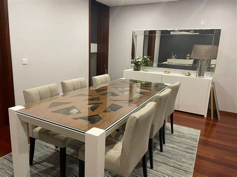 Mesa De Sala De Jantar Antarte Nogueira Frai O E Lama Es Olx Portugal