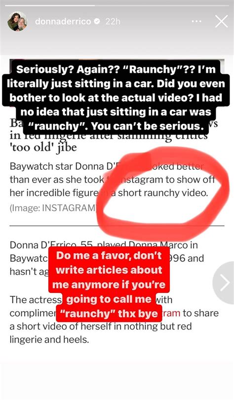Baywatchs Donna DErrico Defends Her Lingerie