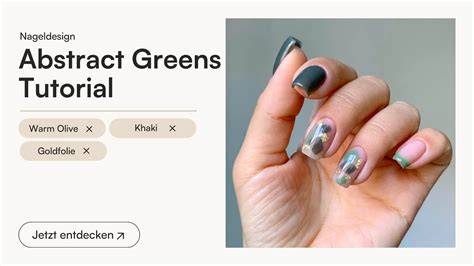 Abstract Greens Tutorial Dipping Powder Nageldesign DOONAILS DE