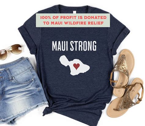 Maui Strong Shirt Lahaina Banyan Tree T Shirt Maui Hawaii Inspire