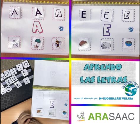 Material Teacch Aprendo Las Letras Pictofacile