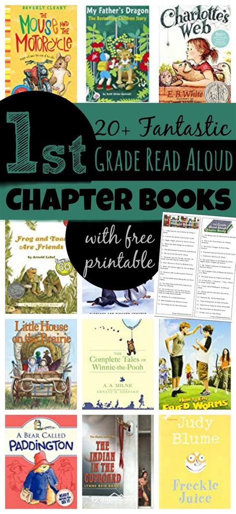 1st Grade Chapter Books, Books For 1st Graders, Read Aloud Chapter ...