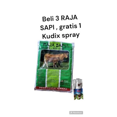 Jual Raja Sapi Serbuk Gram Penggemuk Sapi Serbuk Beli Gratis