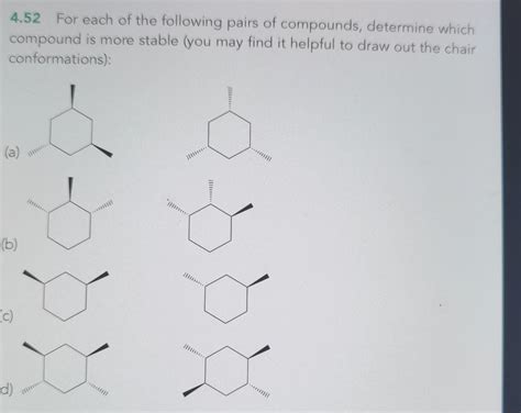 Solved For Each Of The Following Pairs Of Compounds Chegg