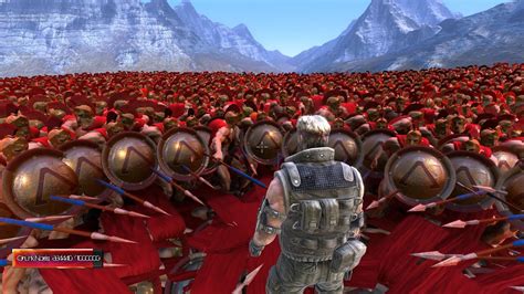 Chuck Norris Vs 10000 Spartans Ultimate Epic Battle Simulator Youtube