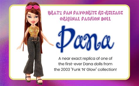 Bratz Original Fashion Doll Dana Series 3 Doll 2 Outfits And