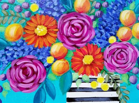 Easy Roses Acrylic Painting Quick Tip How To Paint An Impressionist Rose Flower Painting