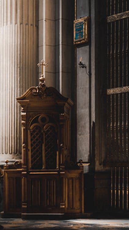 A Confessional Booth in a Church · Free Stock Photo