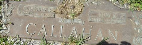 Clifford Raymond Callahan 1924 1979 Mémorial Find A Grave