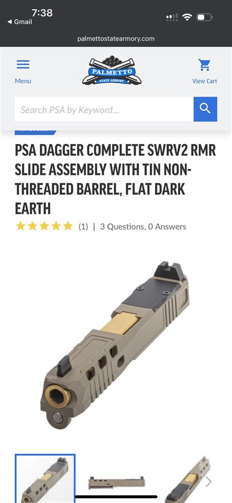 Dagger Slide R Palmettostatearms