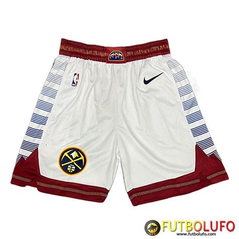 Cortos Nba Denver Nuggets Blanco Rojo Nba