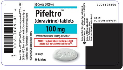 PIFELTRO Doravirine Tablet Film Coated