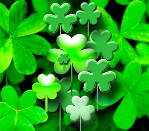 Celtic Clover Wallpaper