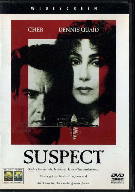 Suspect 1987 Cher Dennis Quaid Peter Yates Dvd 2el