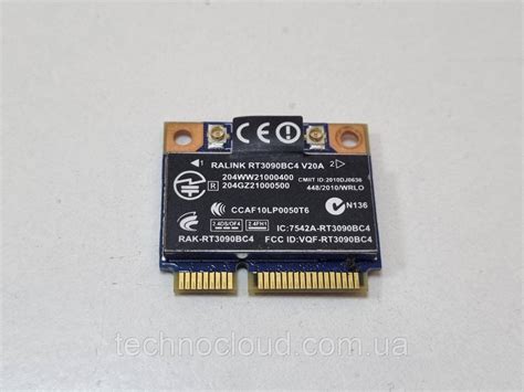 Wi Fi Модуль для Hp Halfsize Mini Pcie Ralink Rt3090 602992 001 602639 001 80211 Bgn