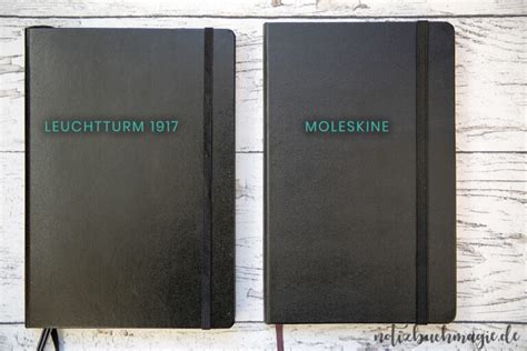 Moleskine Vs Leuchtturm Notizbuchmagie