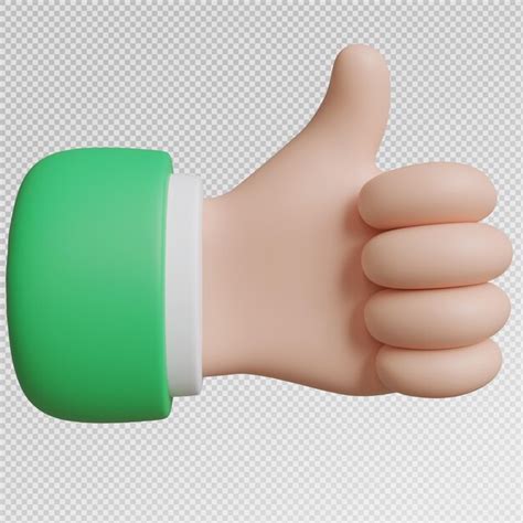 Premium Psd D Render Of Hand Gestures For Design