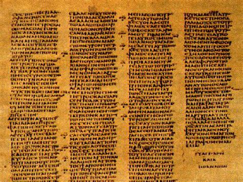 De Lo Humano A Lo Divino Codex Sinaiticus O C Dice Sinaitico