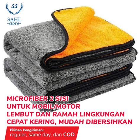 Jual Kain Lap Microfiber 30x30 Cm Kain Lap Mobil Lap Motor Serbaguna